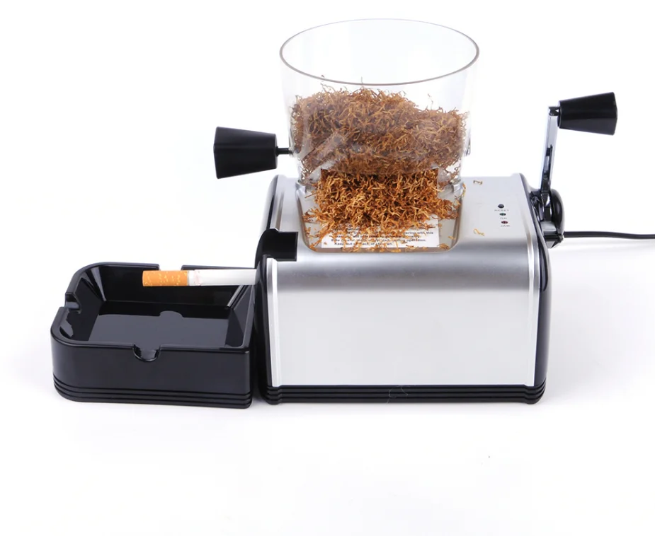 Máquina Para Rellenar Cigarrillos Manual De Metal | Con Manivela, Para Tubos King Size Y 100 Mm | Incluye Cepillo De Limpieza
