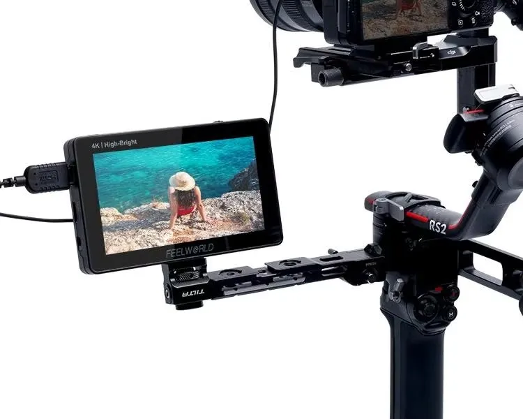 FEELWORLD F6 PLUSX 5.5 Inch High Bright 1600nit Touch Screen DSLR Camera Field Monitor IPS FHD1920x1080 4K