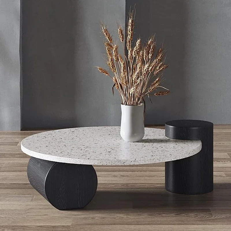 Nordic Round Coffee Table Modern Minimalist Luxury Kitchen Coffee Table Designer Living Room Articulos Para El Hogar Home Decor