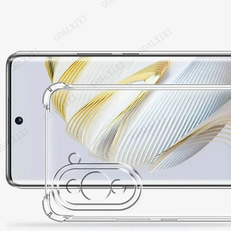 Clear Shockproof Silicone Soft Phone Case for Huawei Nova 10 Series