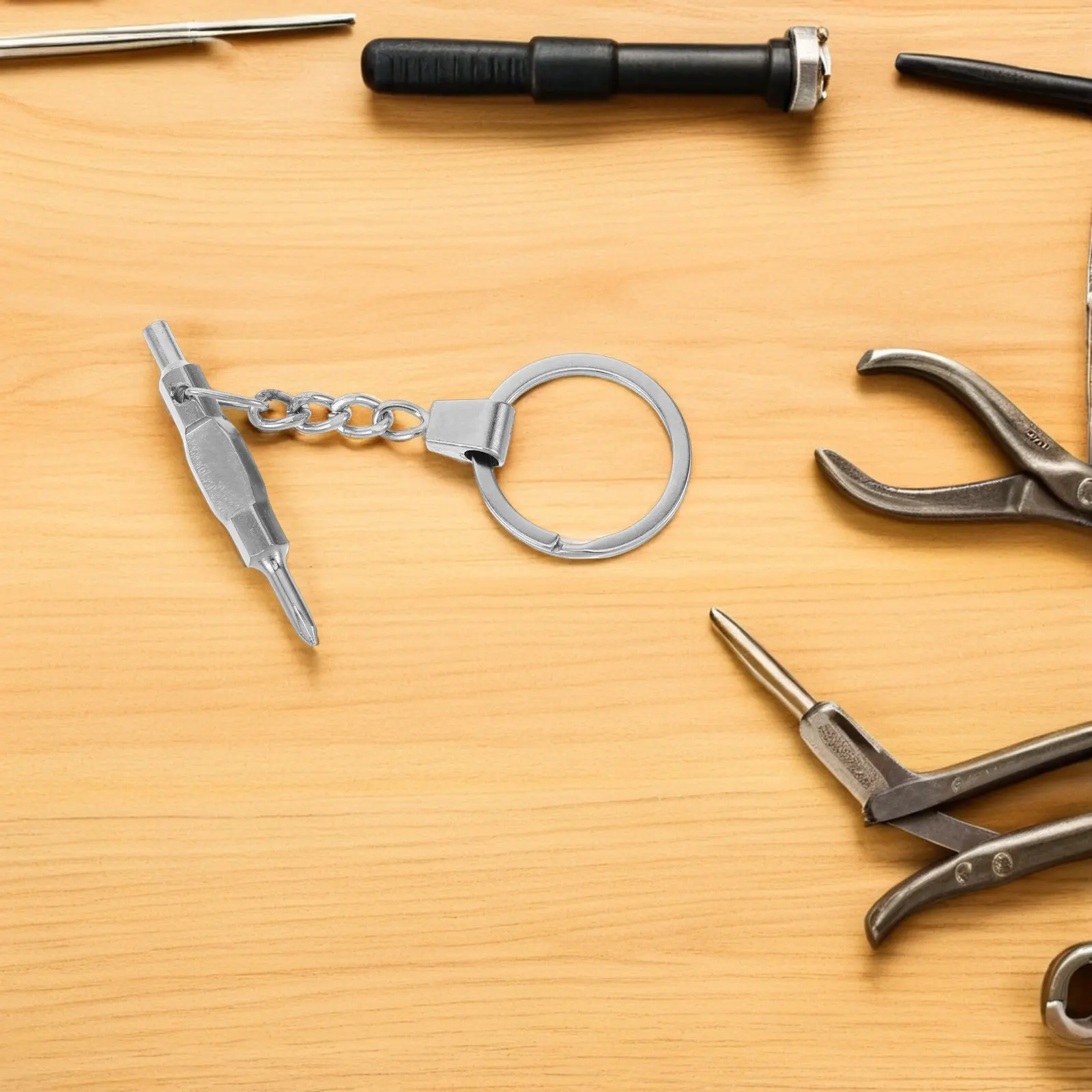 미니어처 더블 헤드 핑거보드 스크루드라이버 및 너트 드라이버, 핑거 스케이트보드 액세서리용 정밀 합금 구조