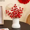 Creative Snow Boots Shape Ceramic Vase Desk Decoration Flowers Arrangement Artificial Berries Decorative Vases Modern Home Decor 3