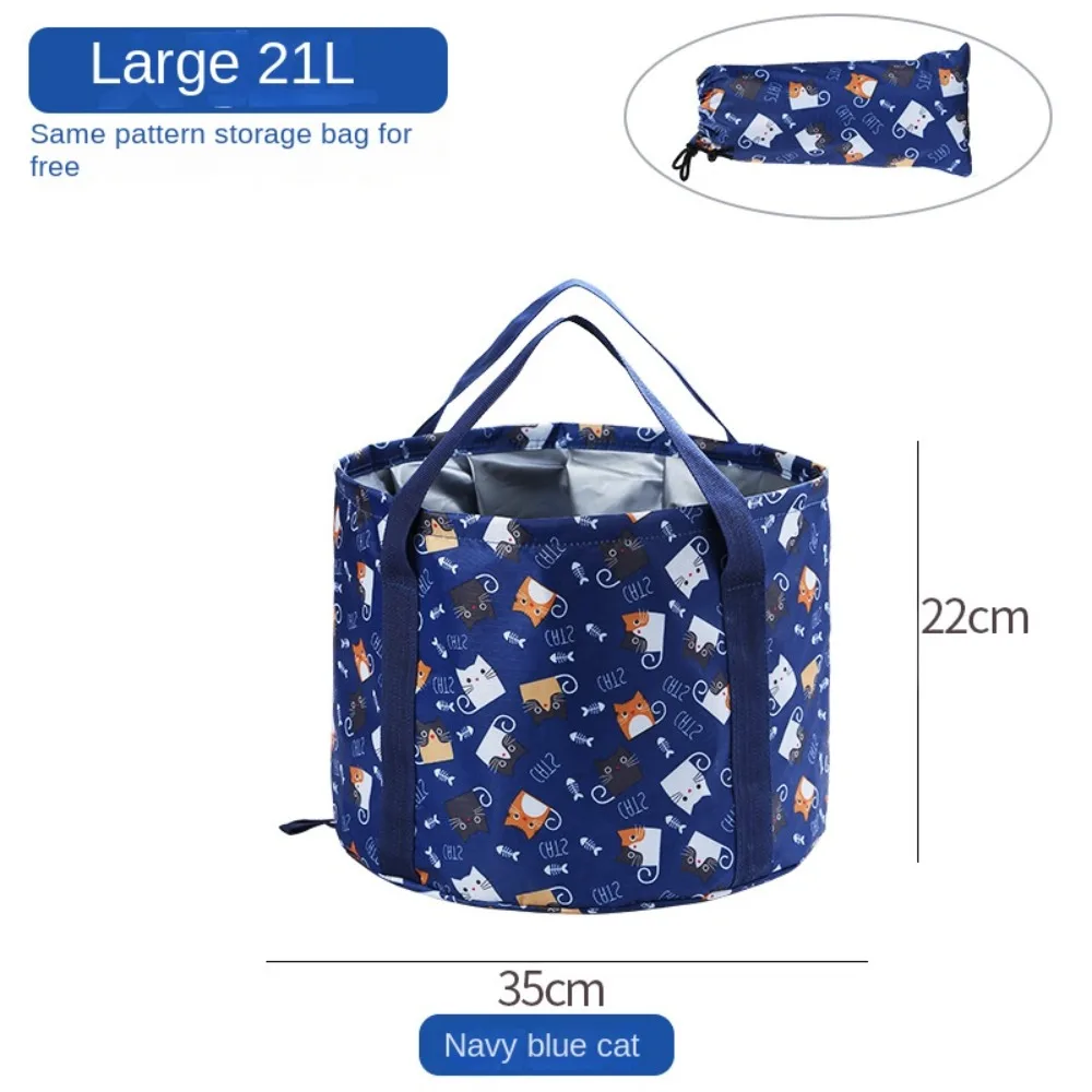 Feet Spa Massage Washing Tub Household Foot Soaking Bag With Handle Washbasin Bath Tub Anti-leak Warm Foldable Bucket Bag Winter