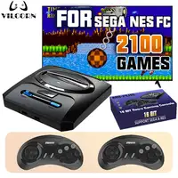 VILCORN Console de jeu vidéo pour Sega Mega Drive Genesis FC Dendy 16BIT Segas-MD Console prise en charge sortie HDMI 4k Machine de jeu rétro 1