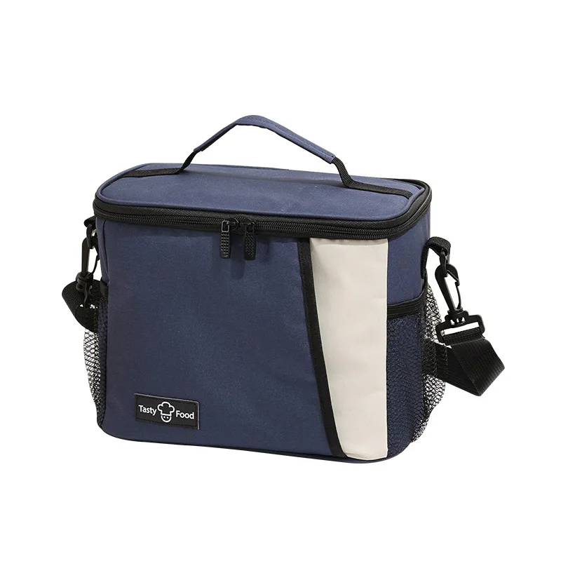 Insulated Portable Lunch Bag with Storage Compartment - Durable and Stylish