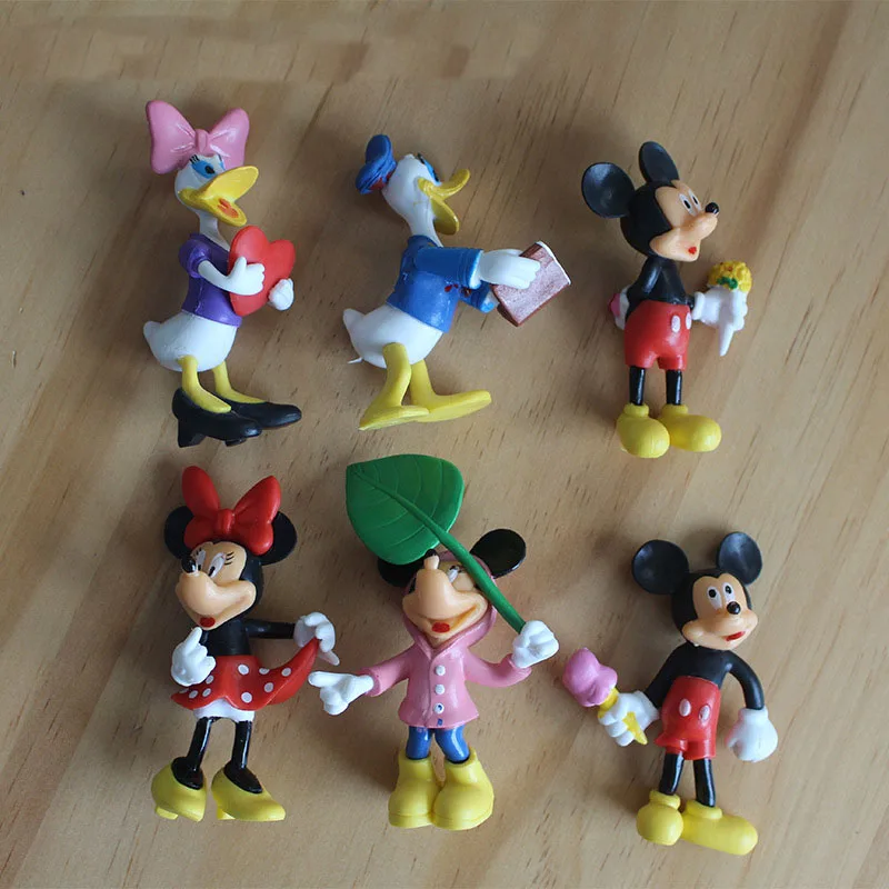 Mini Figurines Disney Mickey & Amis : Daisy, Donald, Minnie