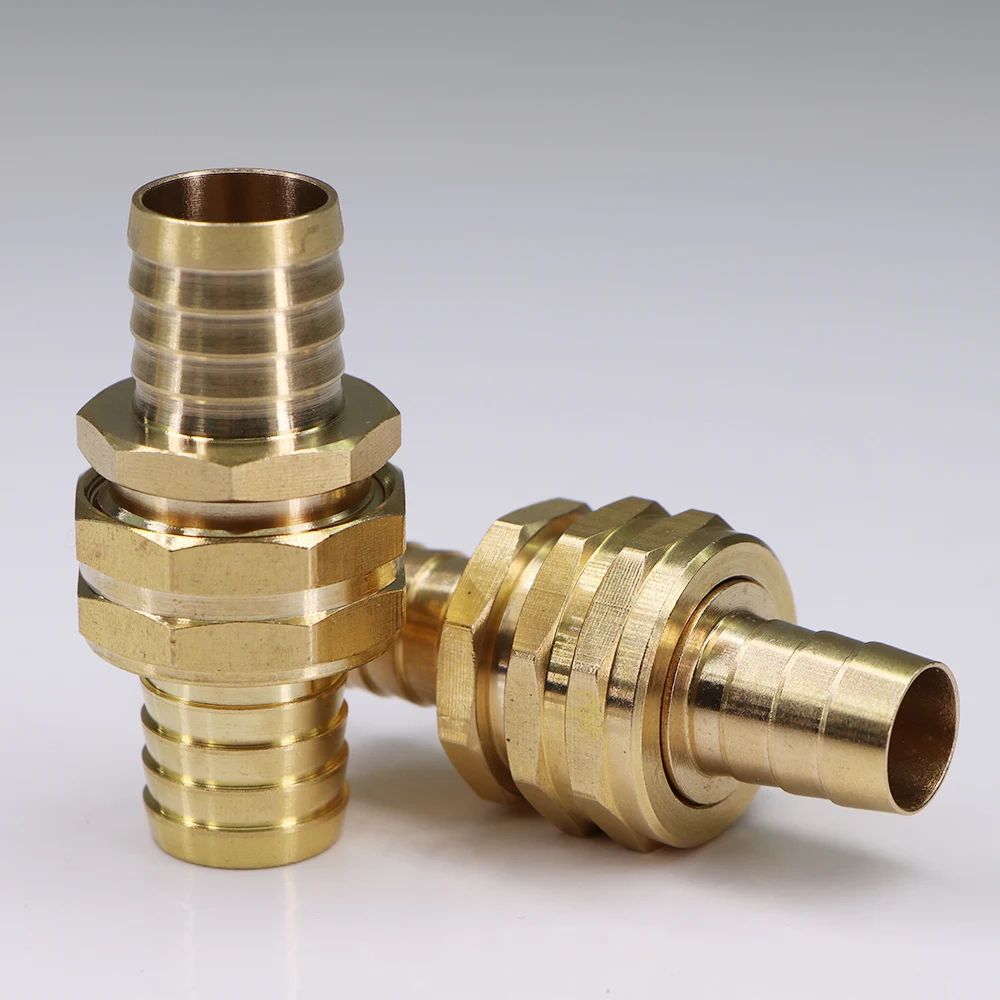 1/2" 5/8" 3/4" Brass Barb Hose Adapter Garden Watering Accessories Quick Connector Connect Repair Irrigation Pipe Fitting images - 6