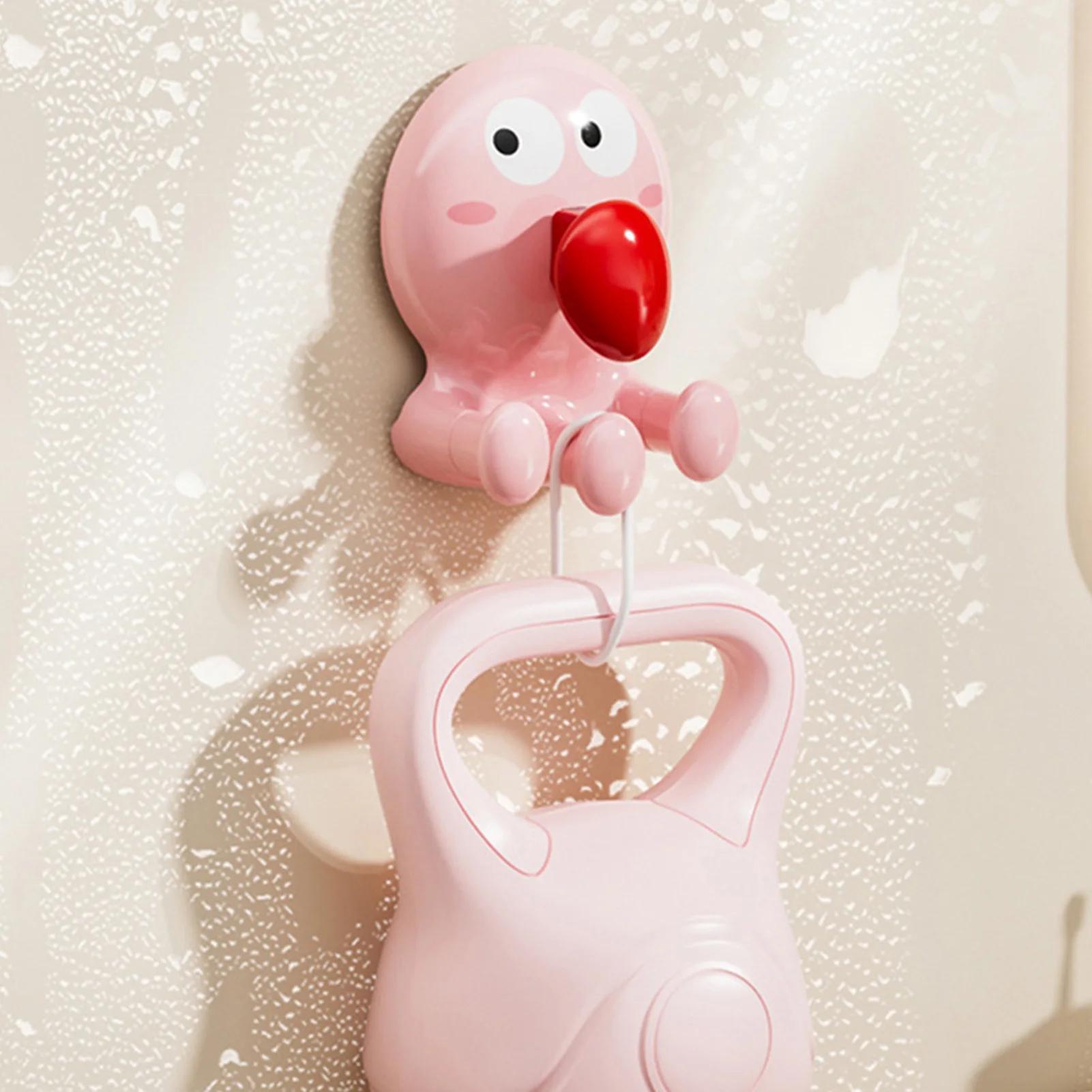 Octopus Model Suction Cup Hooks Reusable Lightweight Storage Hook for Window Glass Door Back Wall Use