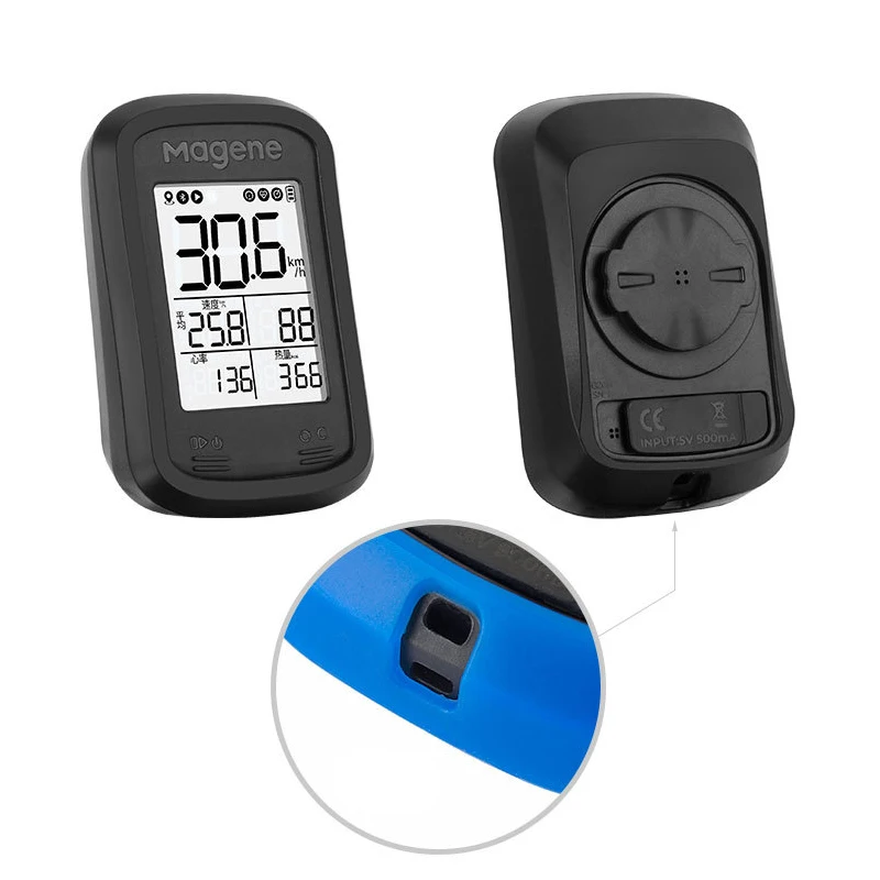 Magene C206/Pro 자전거 컴퓨터 자전거 스킨 사이클링 GPS 액세서리 용 실리콘 소프트 보호 케이스 화면 보호기 필름 커버