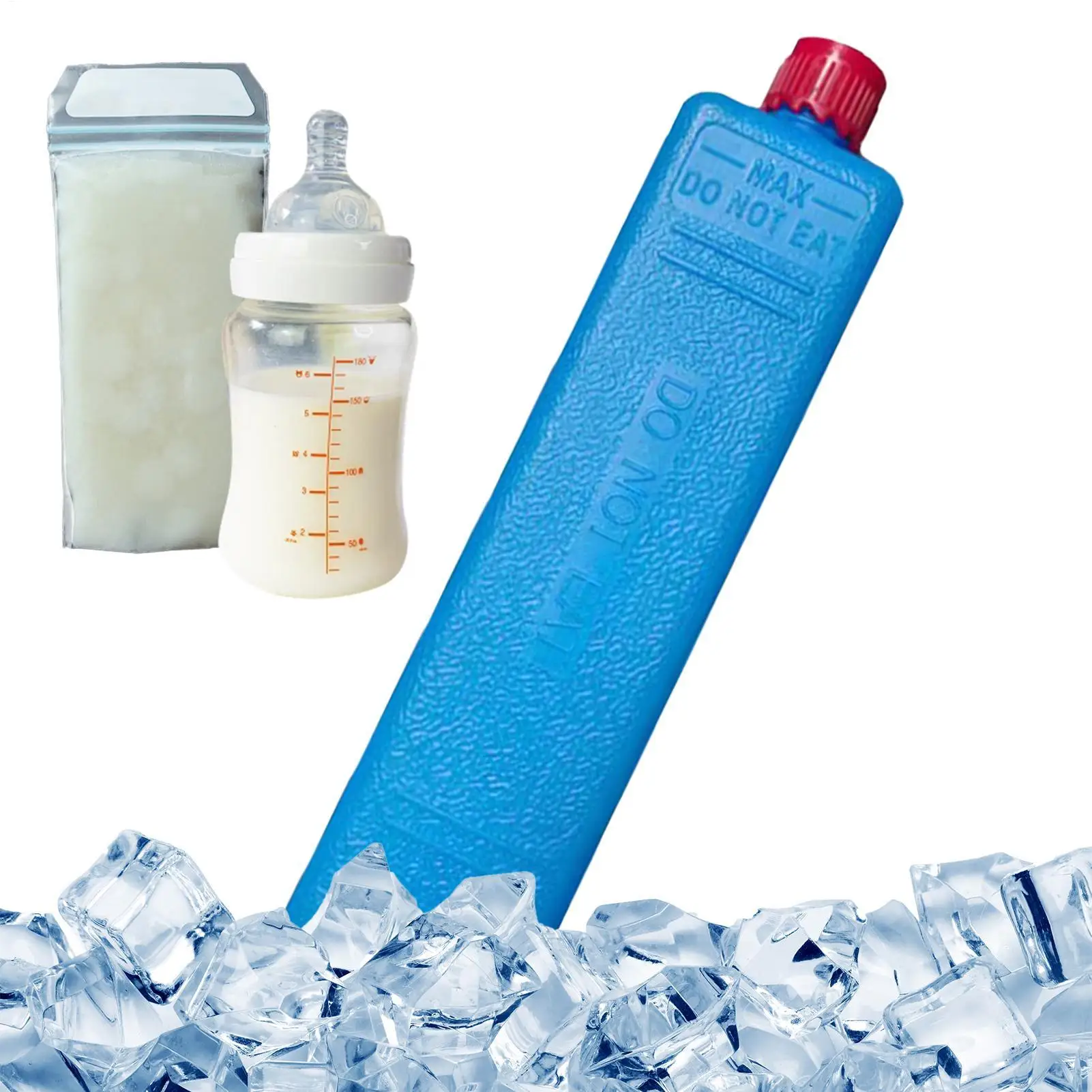 Freezer Packs Freezer Packs for Breastmilk Storage Refreezable Blocks Ice Packs for Lunch Boxes Refreezable Cooling Accessories