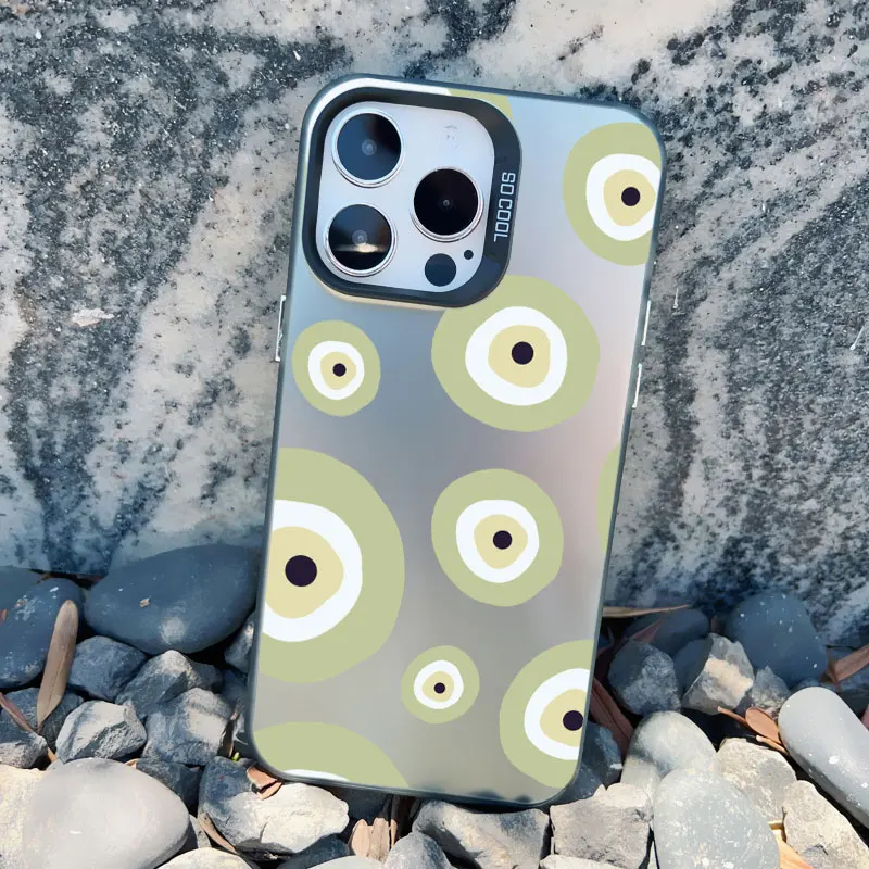 Gorgeous Eyes Blue Evil Eye Print Shockproof Laser Phone Case