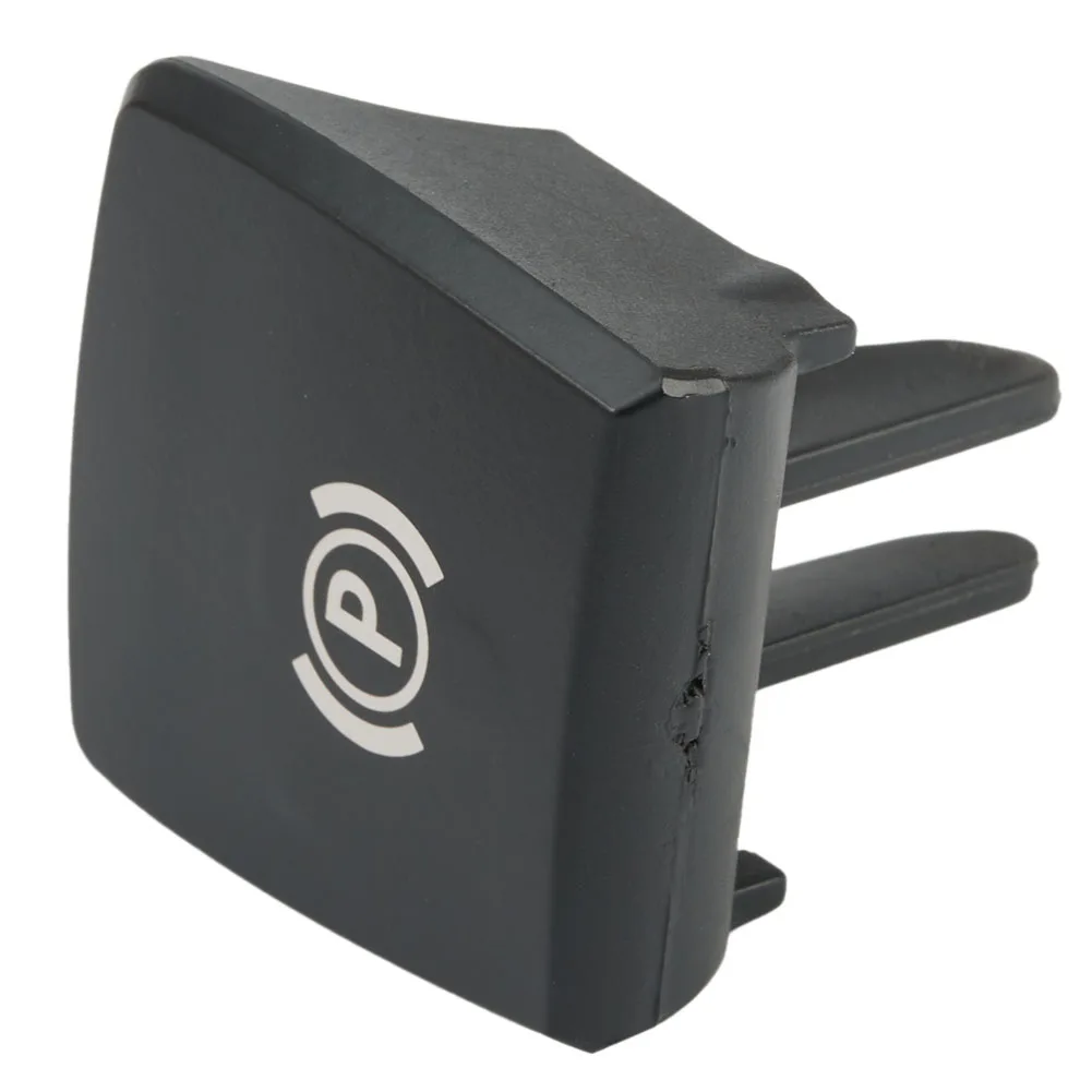 Sleek Black Auto Parking Brake Button High-Quality Switch
