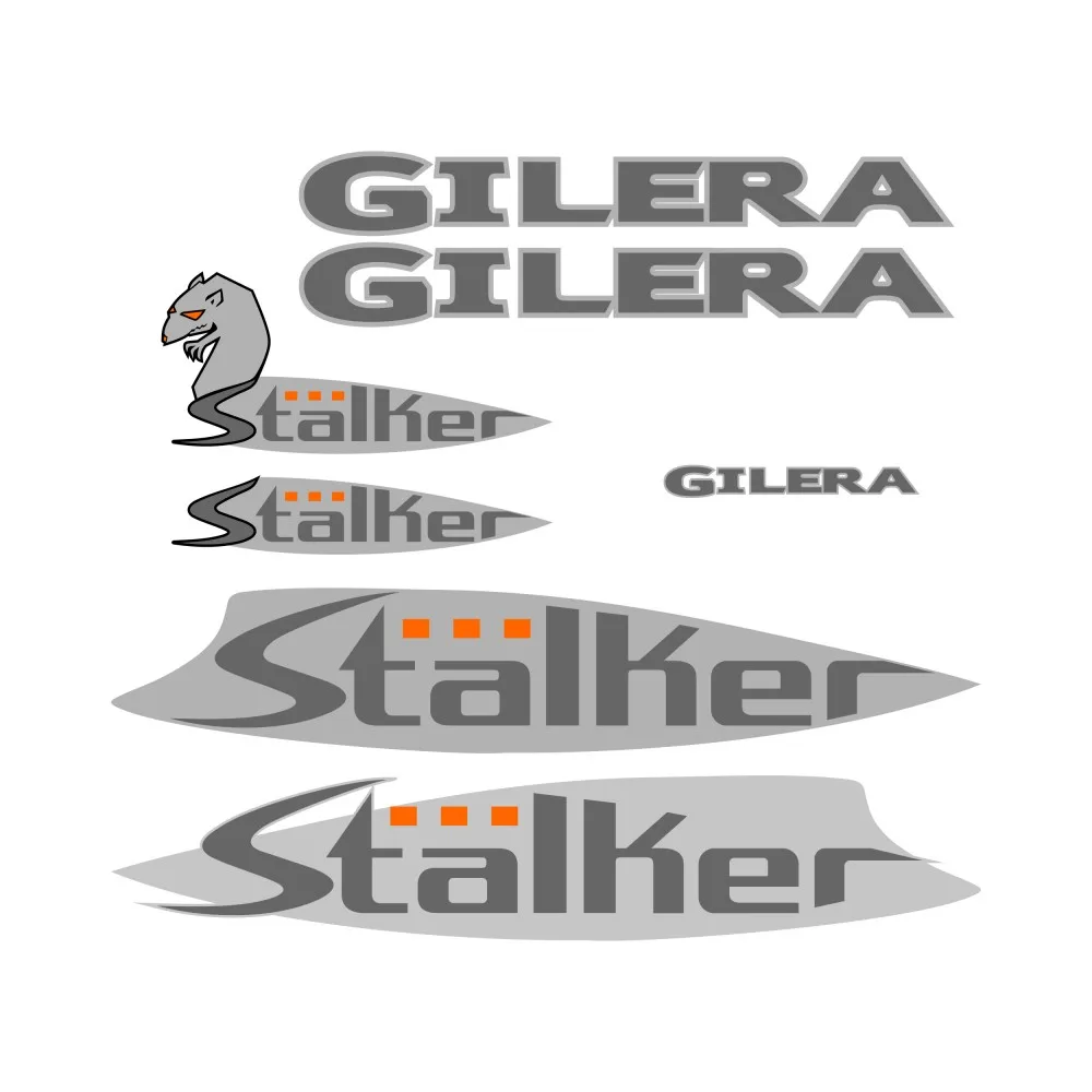 Kit Adesivo Compatibile Per Moto Scooter Gilera Stalker 2