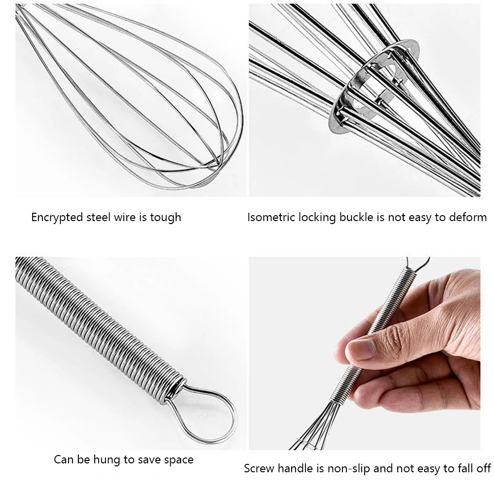 Stainless Steel Egg Whisk 4