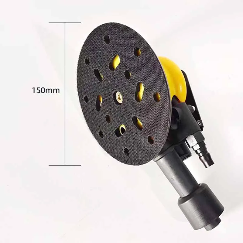 6 Inch Air Grinder Pneumatic Grinder Sandpaper Machine 150mm Pneumatic Dry Grinding Head Car Waxing Polishing