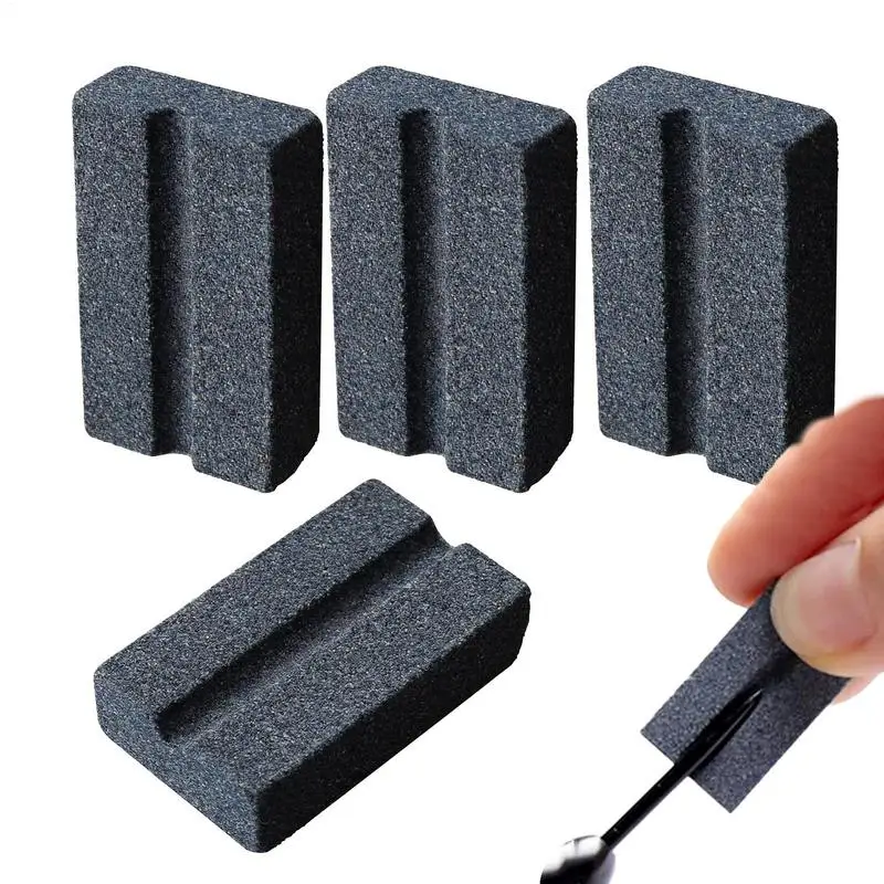 Dart Grinding Stone V-Shape Darts Sharpener Whetstone Tip Point Dart Sharpening Stone Dart Sharpener Tools For Easy Polishing