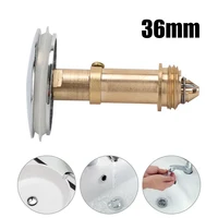 36mm Bathtub Sink Drain Stopper Bathroom Bath Tub Sink Waste Pop-Up Plug Replacement Slotted Basin Sink Tap Drain Accessories 1