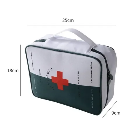 

Layered Large-Capacity Medicine Box Thickened Bags Home Portable Waterproof Fabric Medicine Cabinet Storage Box First Aid Kit