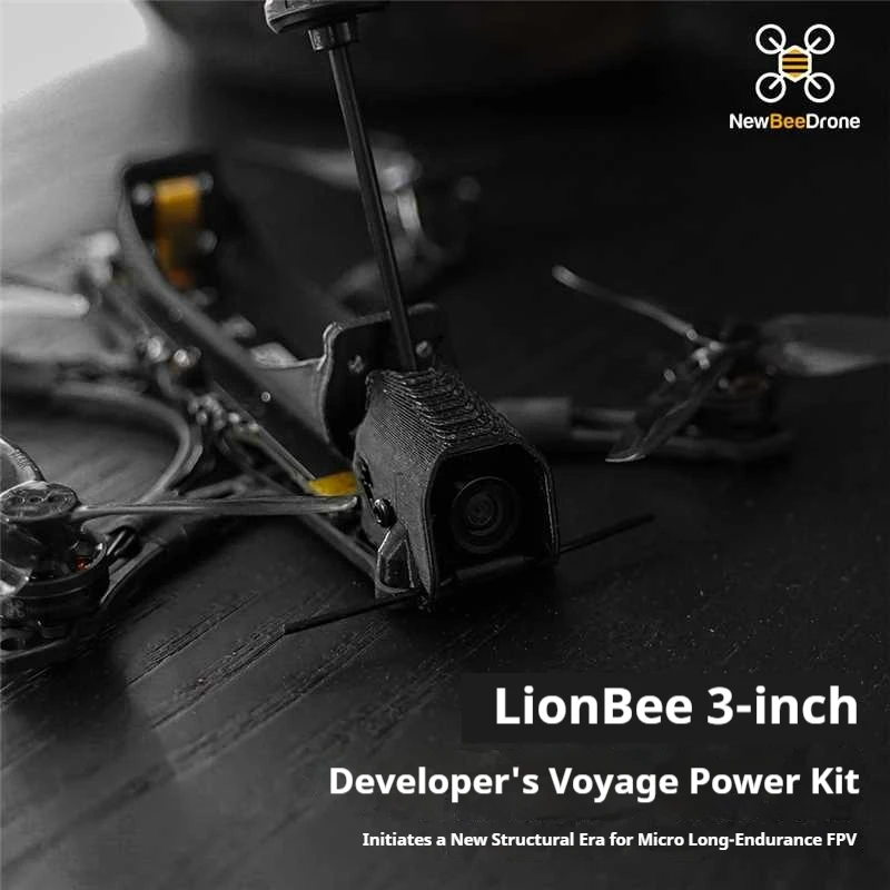 NewBeeDrone LionBee Drone FPV a Lungo Raggio da 3 Pollici, Kit di Alimentazione, VTX Analogico, Drone FPV a Lunga Durata per Sviluppatori - Image 2