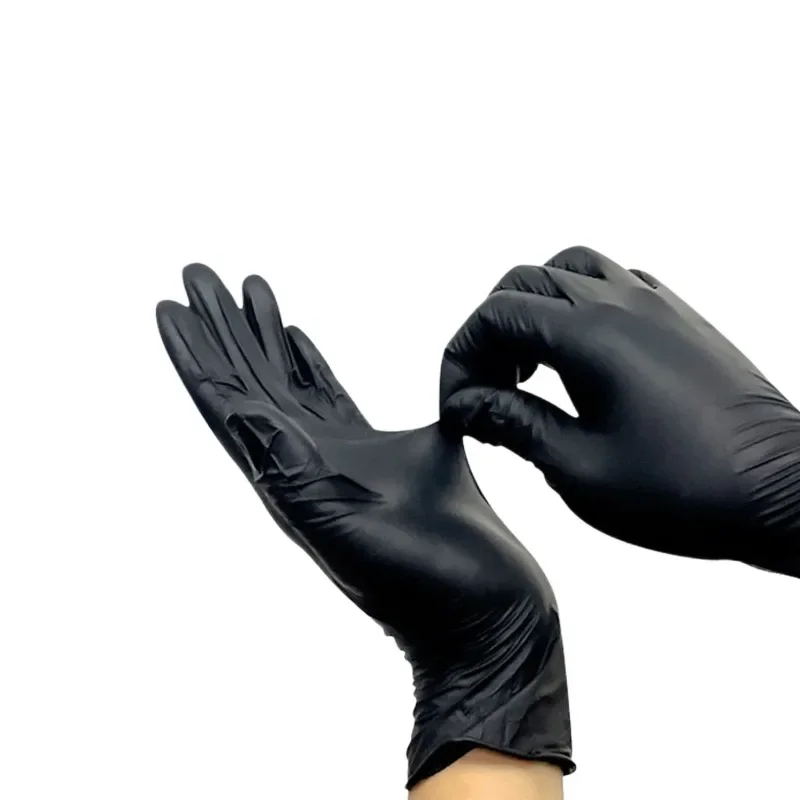 Disposable Nitrile Gloves 100/PCS Durable Latex Free for Household Kitchen Cleaning Beauty Hair Manicure Washing Cars disposable gloves nitrile gloves cleaning gloves