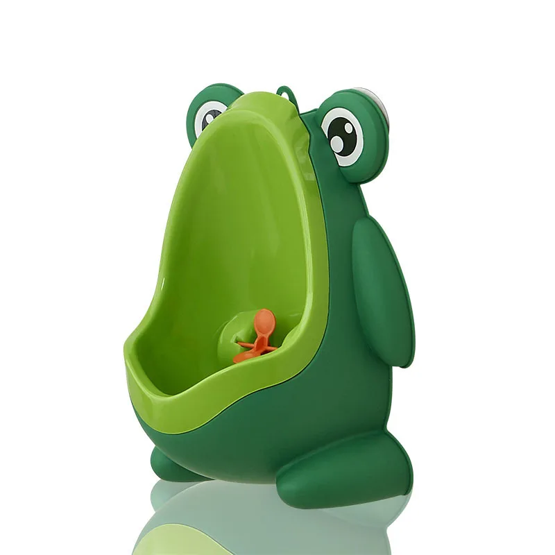 Baby Boys Standing Potty Frog Shape Wall-Mounted Urinals Toilet Training Children Stand Vertical Urinal Potty Pee Infant Toddler 6