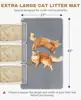 116x66cm Large Multi-Function Double-Layer Cat Litter Mat Non-Slip Bath Mat Waterproof Urine Protection Easy to Clean 6