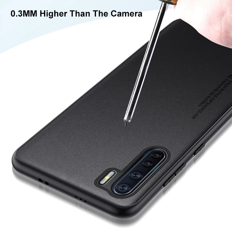 Custodia Flip Pelle Con Portafoglio Per Oppo A91 / F15 / Reno 3 | Viola, Con Supporto E Magnete - 3