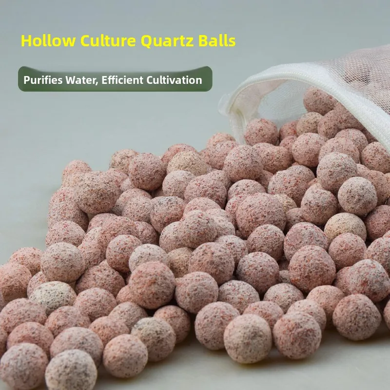 Nanometer Hollow Quartz Ball Aquarium Niten Bacteria Cerc Ring Water Purin Filter Material Drop Flow Box Usage
