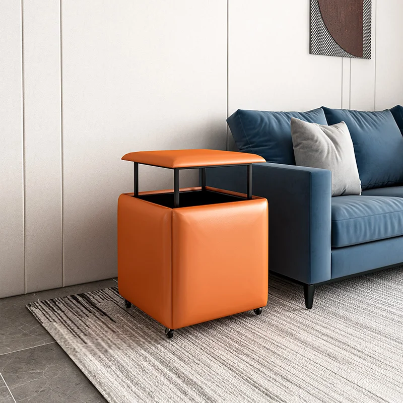 

Multifunctional Cube Folding Chair, Small Bench, Creative Stool, Tea Table Combination Chairs, Portable Furniture, Living Room