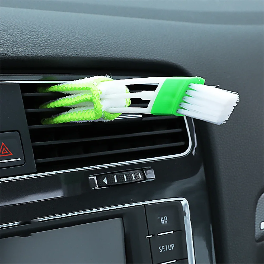 1X Car Air Conditioner Vent Slit Paint Cleaner Spot Rust Tar Remover Brush Dusting Blinds Keyboard Cleaning Wash XNC Car Washers