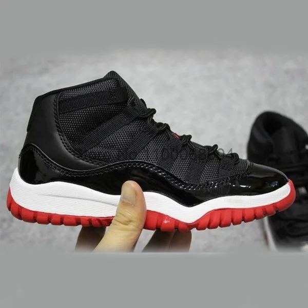 Bred Xi 11s Kids Basketball Shoes Gym 