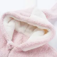 Coral Velvet Onesies Women Cute Rabbit Kigurumi Unicorn Preppy Cartoon Hooded Kawaii Thicker Winter Warm Cotton Pajamas Homewear - Image 5