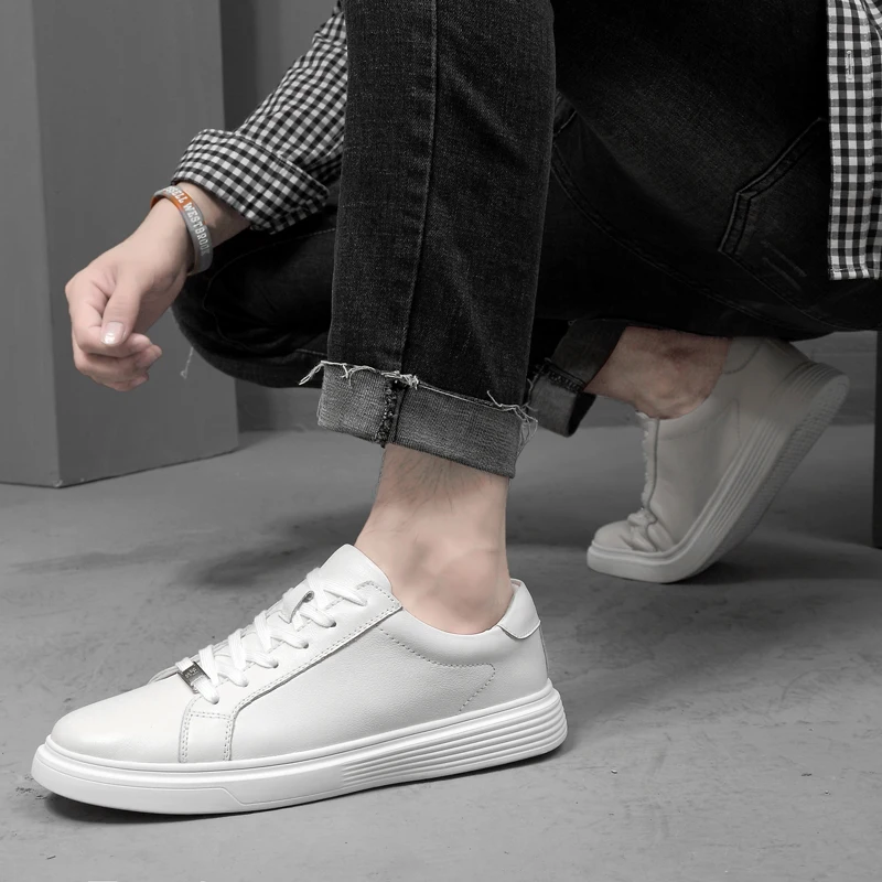 

Casual Leather Shoes Men's Sneakers Light Casual Shoes Fashion Breathable High Quality Men Shoes Tenis Masculino Zapatos Hombre