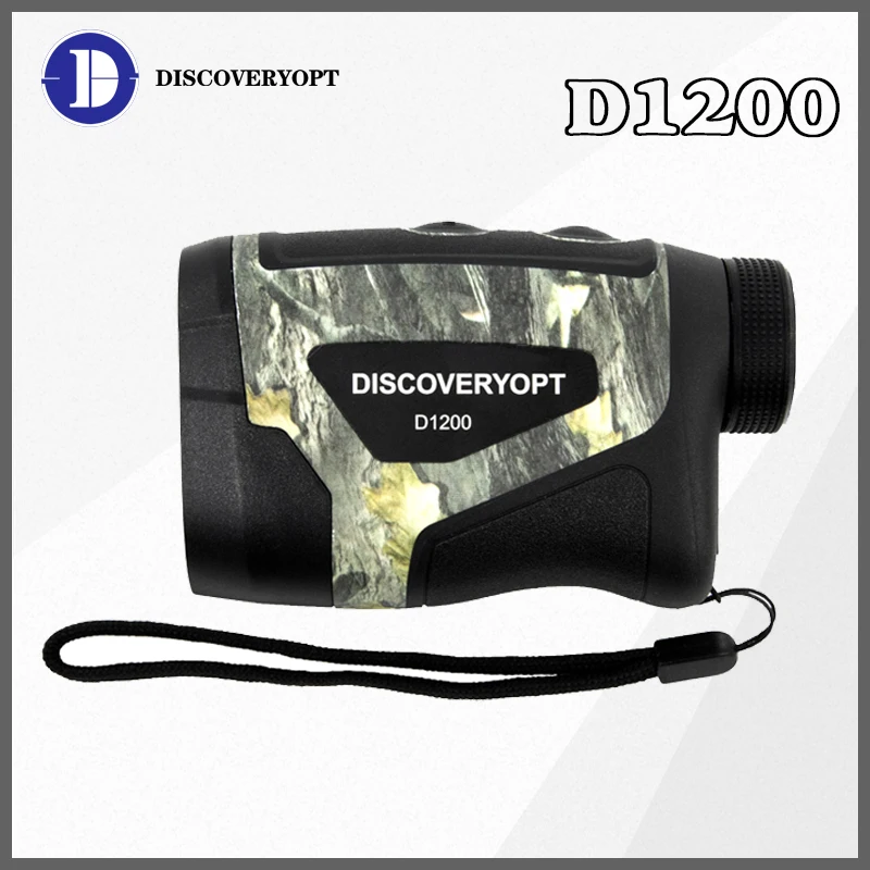 Discovery Portable Laser Rangefinder 200M Magnetic Golf Rangefinder for Golf Sport Hunting Survey 6X Telescope Meter