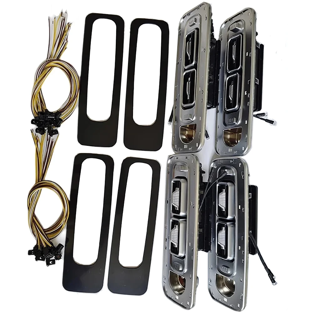 GLS 스타일 인테리어 지붕 에어 벤트 아웃렛 커버 트림 액세서리 메르세데스-벤츠 vito V 클래스 W447 2014-2023 V250 V220 V300