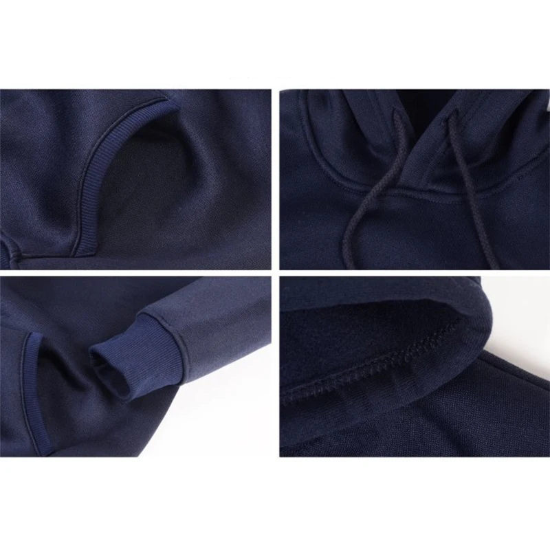 Men women Red Hoodies Autumn Long Sleeve Pullover Tops Casual Pocket Hoodies Unisex Outer Loose Sport Wear 6
