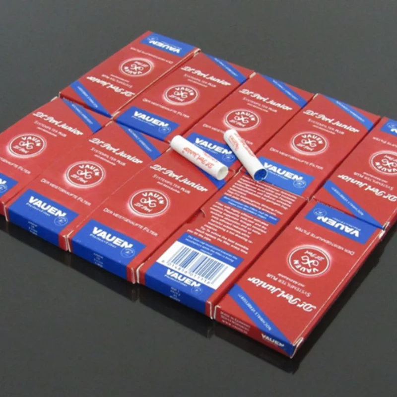 Vauen-filtros para pipa de fumar, 9mm, el mejor filtro de carbón activado desechable, accesorios para herramientas para fumar