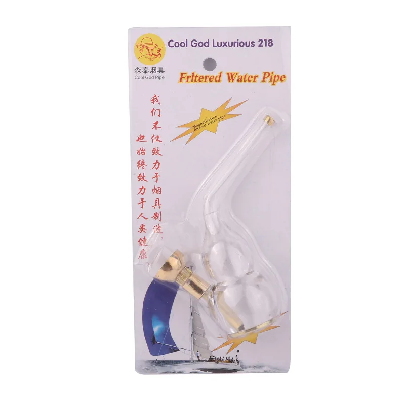 Herb Smoking Pipe Tobacco Pipe Hookah Water Pipe Tobacco Smoking Accessories Smoking Pipe Filters Glass Smoking Pipe Smoking Accessories Smoking Pipe Dual Cigarette Tobacco Water Filter Mini Shisha