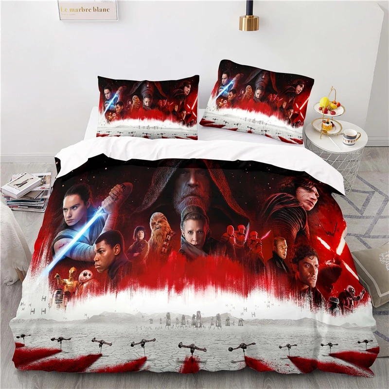 New Star Wars 3d Bedding Set Print Duvet Cover Set with Pillowcase Home Textile Elegant Bedroom Decor Bed Linen Set Dropshipping 