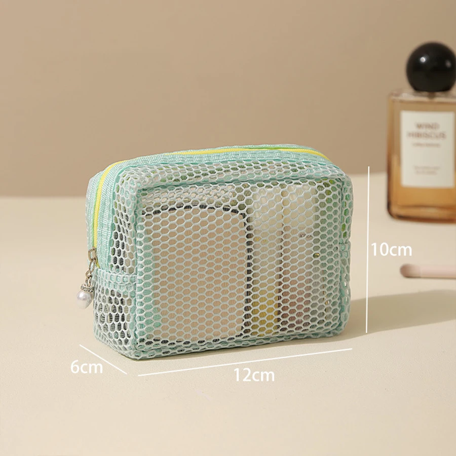 Large Capacity Breathable Travel Toiletry Bag with Drawstring