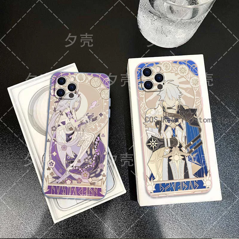 Elegant Phainon Castorice Cosplay Phone Case with Holder - Stylish Protective Gift