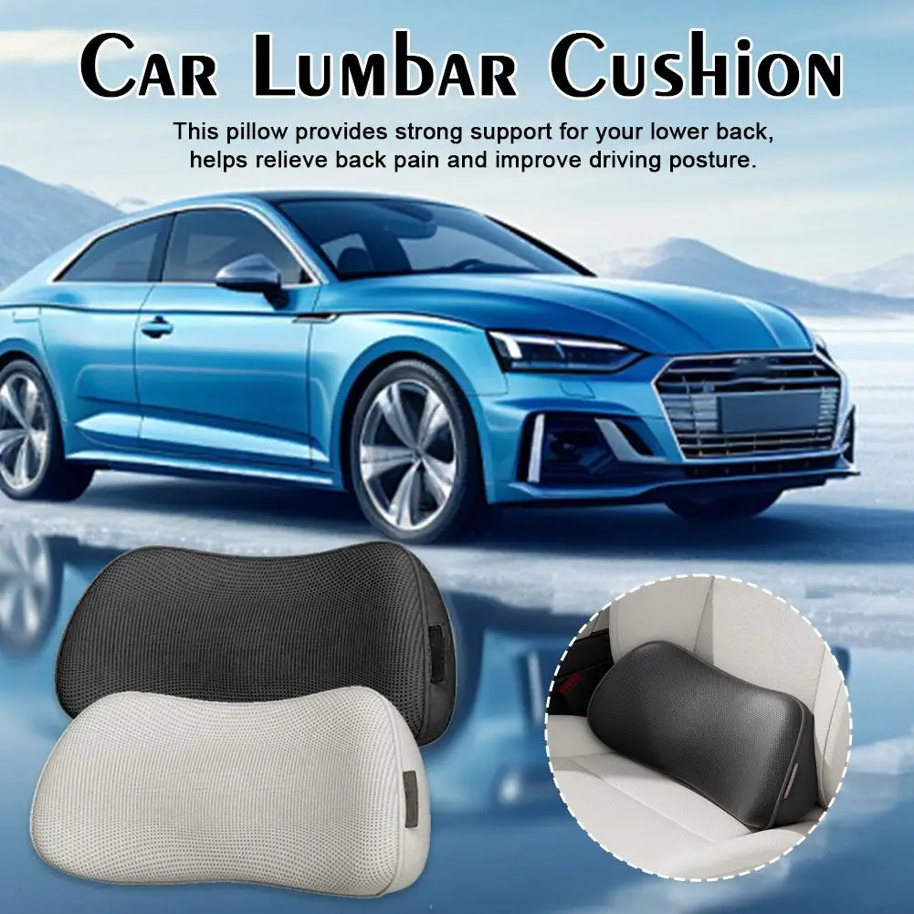 Synthetic Fiber Car Lumbar Support Pillow for Lower Back Relief
