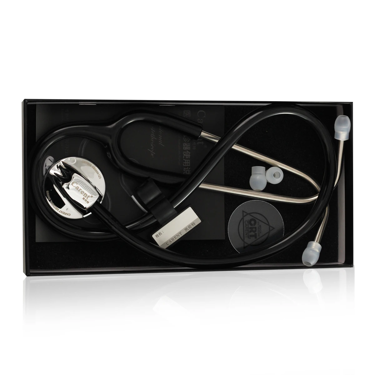 Carent Professional Medical Stethoscope Dual Medical Silverback Stainless Steel For Doctor Nurse Fetal Heart Rate Heath Care