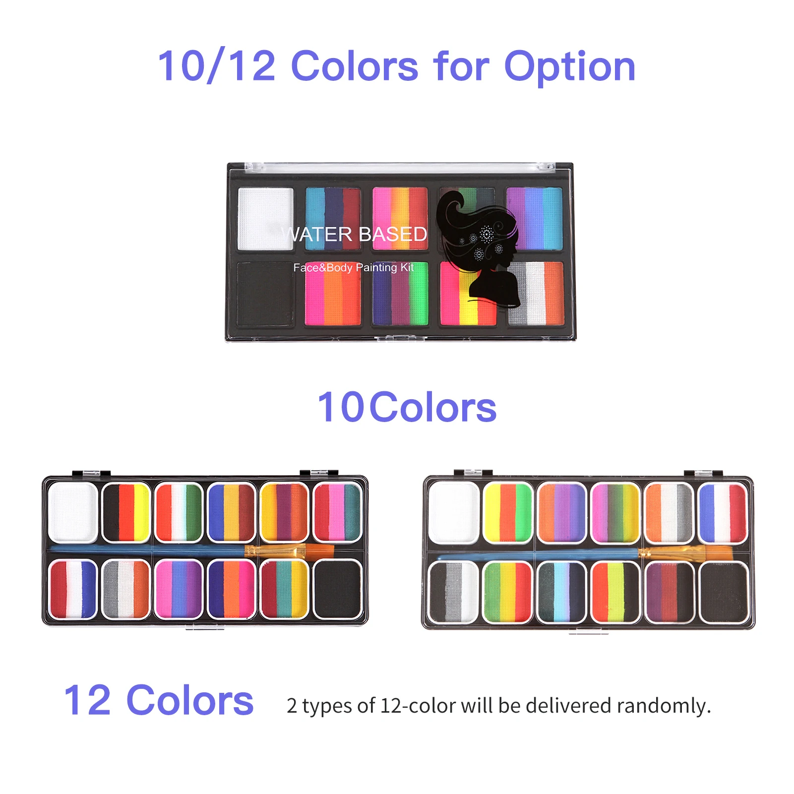 Professional Watercolors Set 10 Colors Pigment for Watercolor Painting With Paint Brush&Watercolor Paper Painting Set