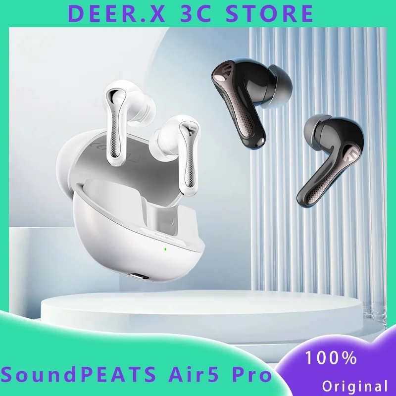 SoundPEATS Air5 Pro wireless HiFi Bluetooth earphones QCC