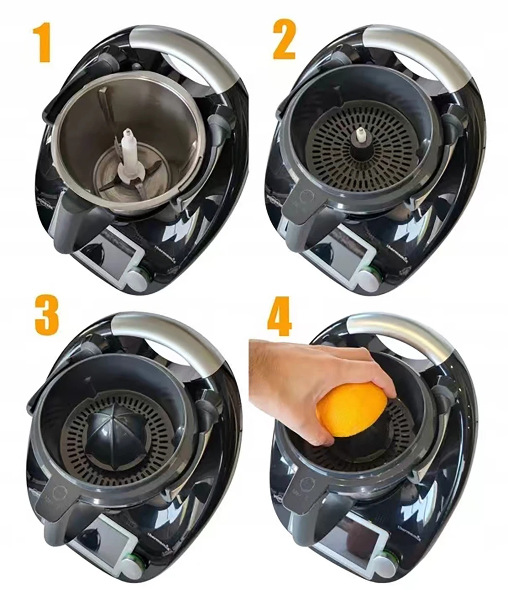 Juicer Replacement Parts Citrus Juicer Juice Extraction Separation for Thermomix TM6 TM5 Universal Orange Juice Extraction Physical Press Pure Citrus Juicer Tool