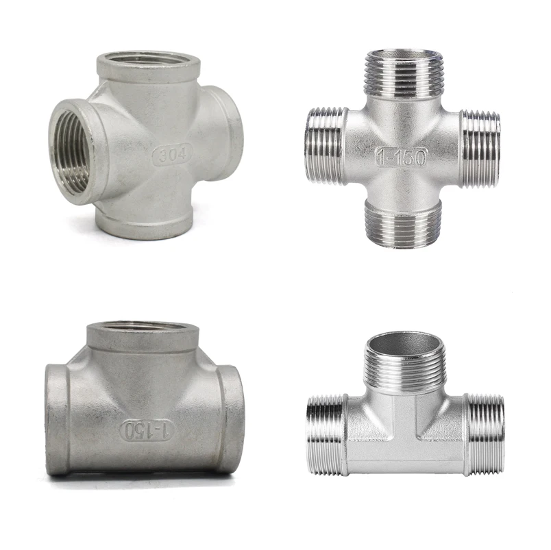 Raccord Réducteur En Acier Inoxydable 304 BSP - Filetage Femelle à Mâle 1/2", 3/4", 1", 1-1/4", 1-1/2", 2" | Pour Tuyauterie Industrielle Ou Alimentaire