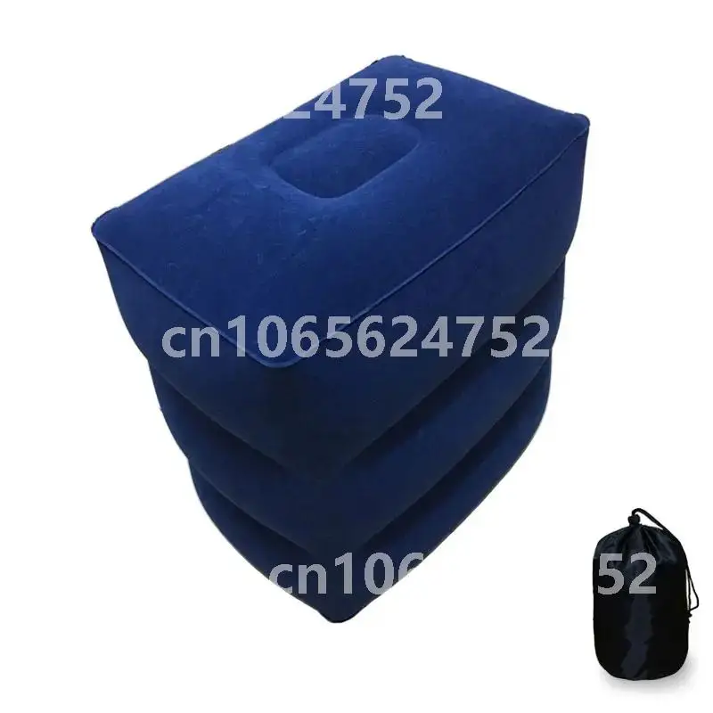 

Portable Inflatable Travel Footrest Pillow for Resting Legs Comfortably on Airplane, Car, Train - Newest Rest Pad for Kids