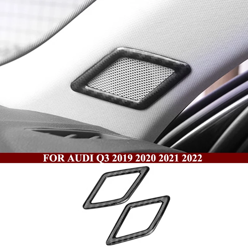 Auto Konsole Dashboard Panel Dekoration Abdeckung Trim Streifen Für Audi Q3 2019-2022 LHD Carbon Textur Innen Geändert zubehör – Detail 3