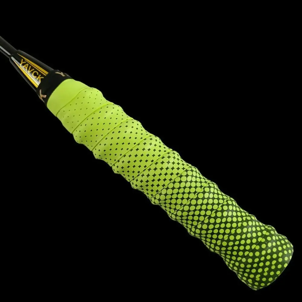 1pcs Anti-slip Tennis Racket Grip Tape Shock Absorption Thicken Badminton Grip Overgrip PU Fishing Rod Sweatband Badminton racket grips racket tape badminton overgrip